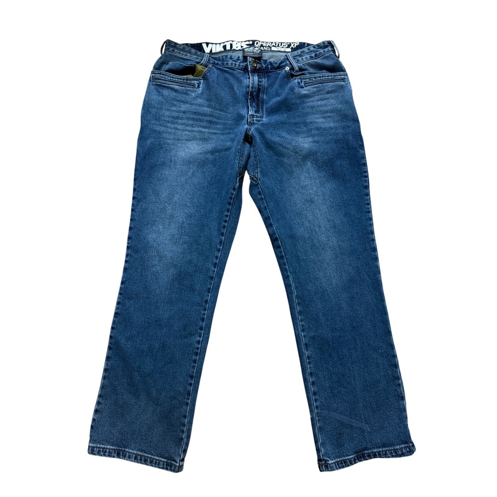 Viktos Operatus XP Tactical Jeans Mens 36x30 Blue Denim Stretch Straight Leg